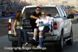 John Force out of hospital and back in Las Vegas received huge cheers